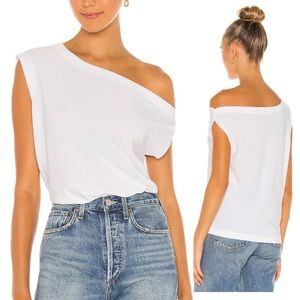 Norma Kamali Drop Shoulder Top